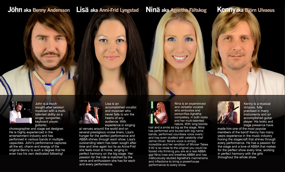 abba tributes, abba tribute bands, abba tribute groups, concerts, abba band